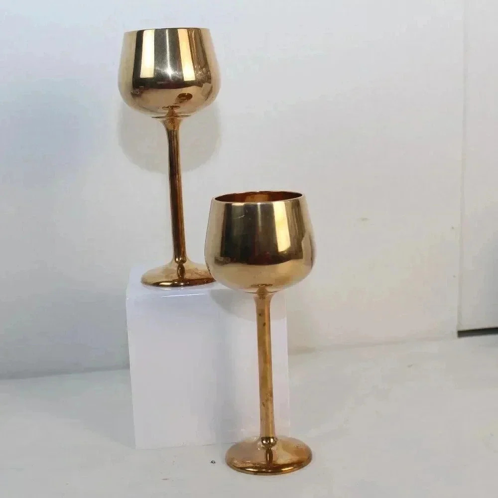 Brass Wine Glasses